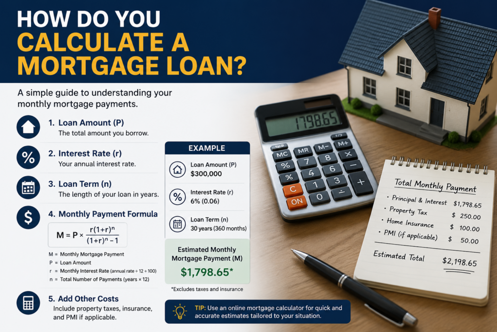How Do You Calculate a Mortgage Loan?​